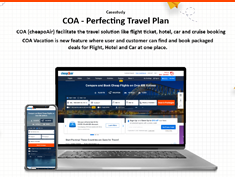 CheapoAir Vacation a complete travel and touring solution. 