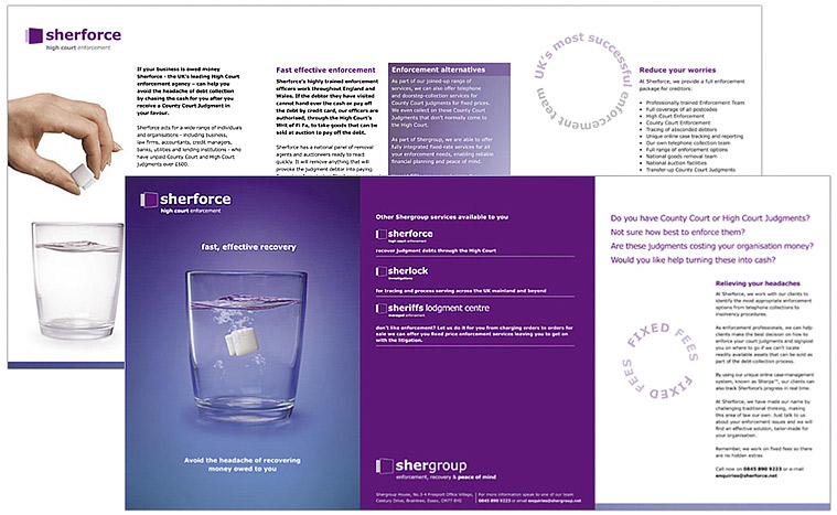 Shergroup Brochure Design